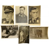 Set of the 6 photos, Luftwaffe Lieutenant, flying personnel